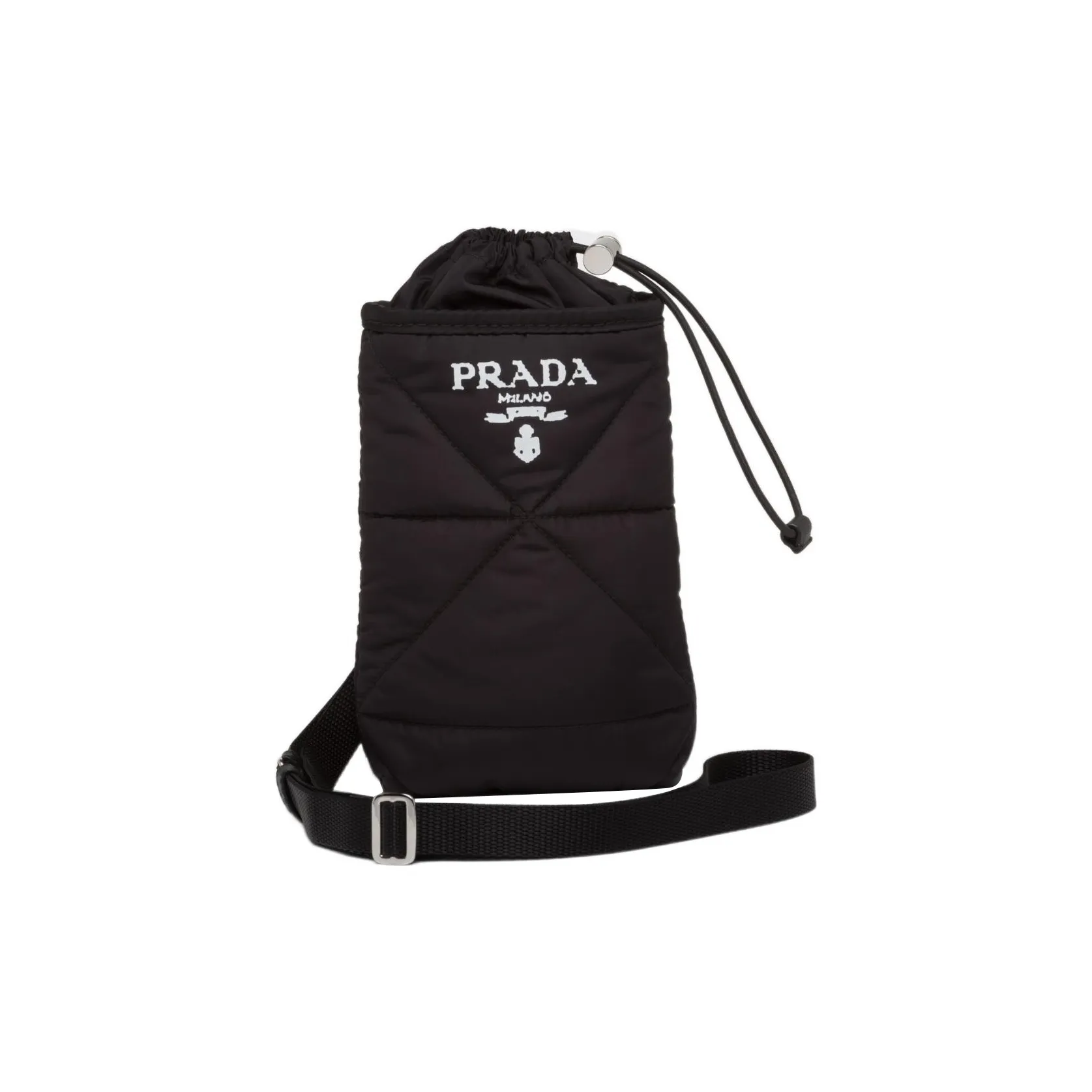 PRADA Ткань Laptop Сумка Сумка через плечо Мужская Черная