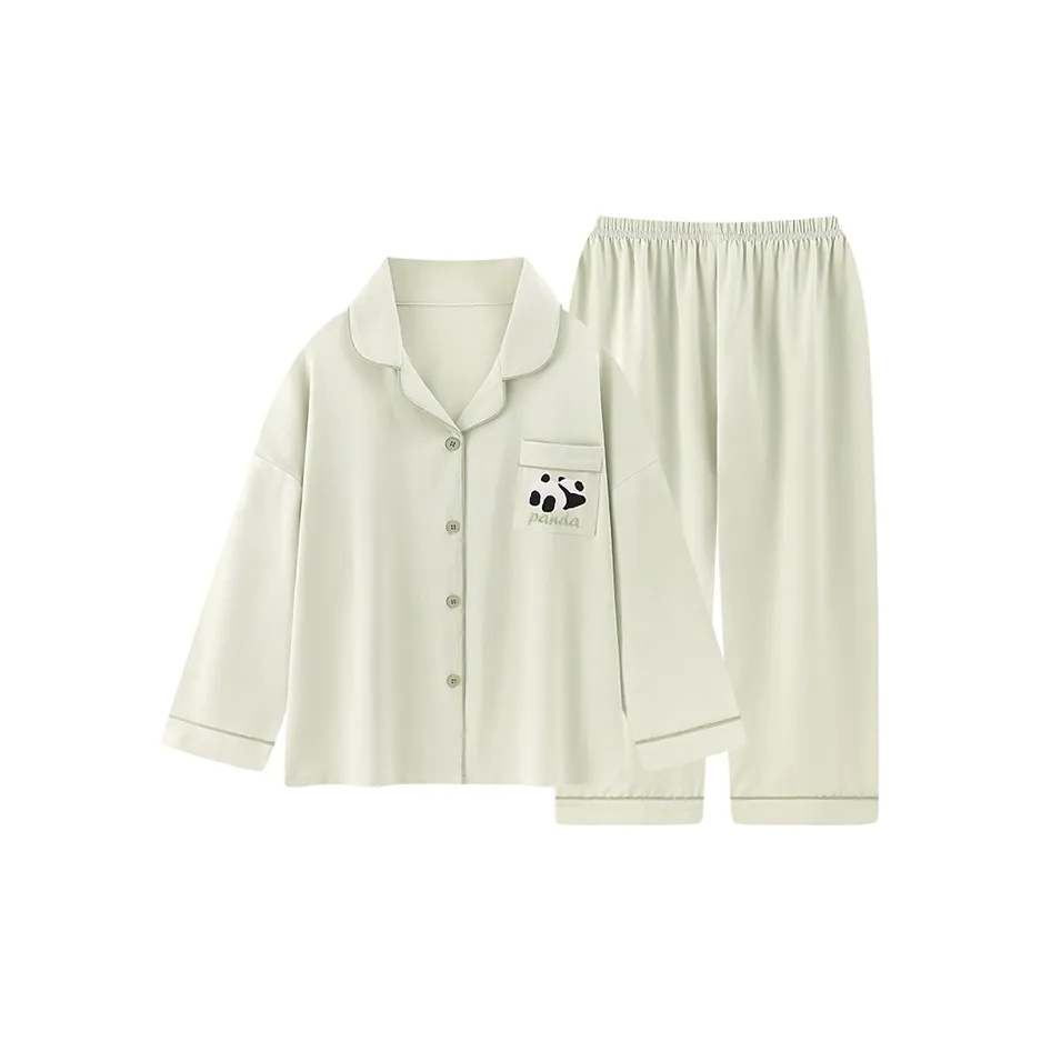 Beast's Secret 100% хлопок Пижамный комплект Женские Зеленый