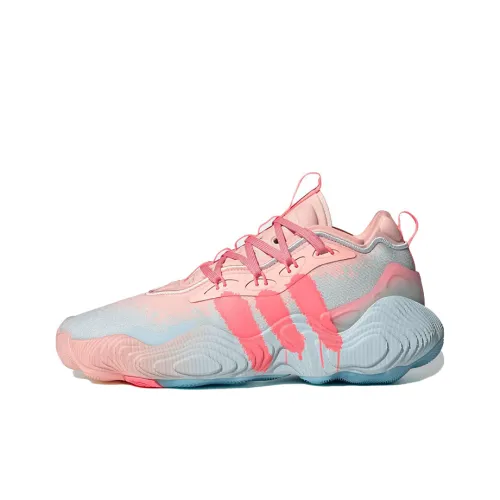 Adidas Trae Young 3,0 Баскетбольные кроссовки Низкие Топ Розово-синие Мужские