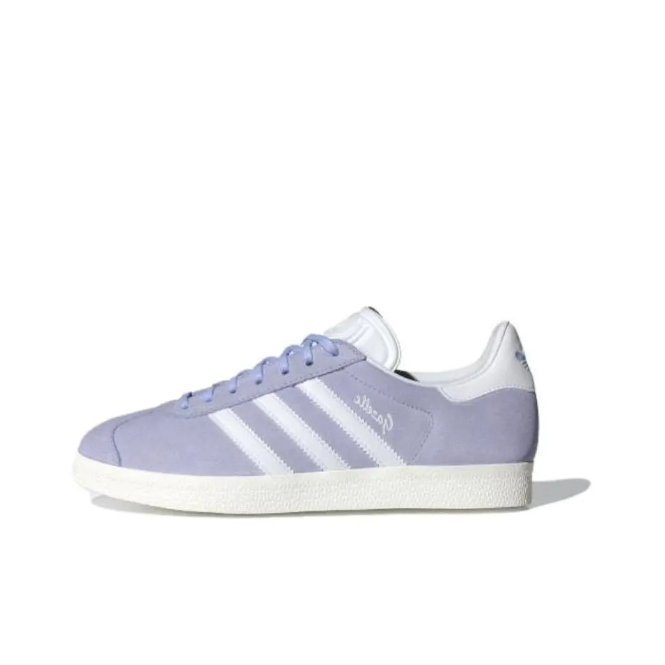 Adidas Originals Gazelle Abrasion Resistant Низкие Кроссовки для скейтбординга Женские Фиолетовые