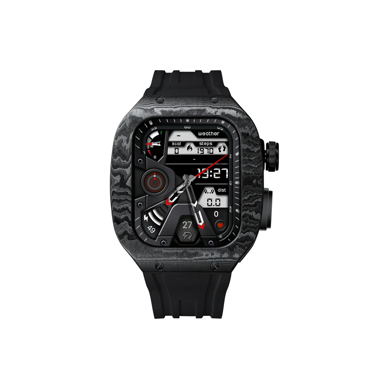 Soul Cool Protective Case Apple Carbon Fiber Case Material IWatch S7 8