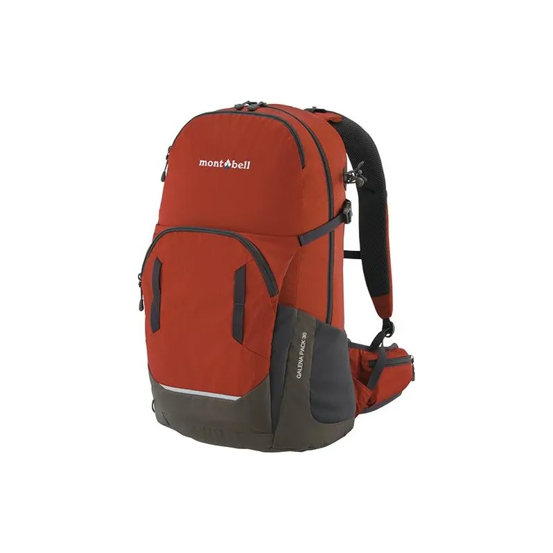 MONTBELL Nylon Outdoor Mountaineering Bag Backpack Regular Unisex Red