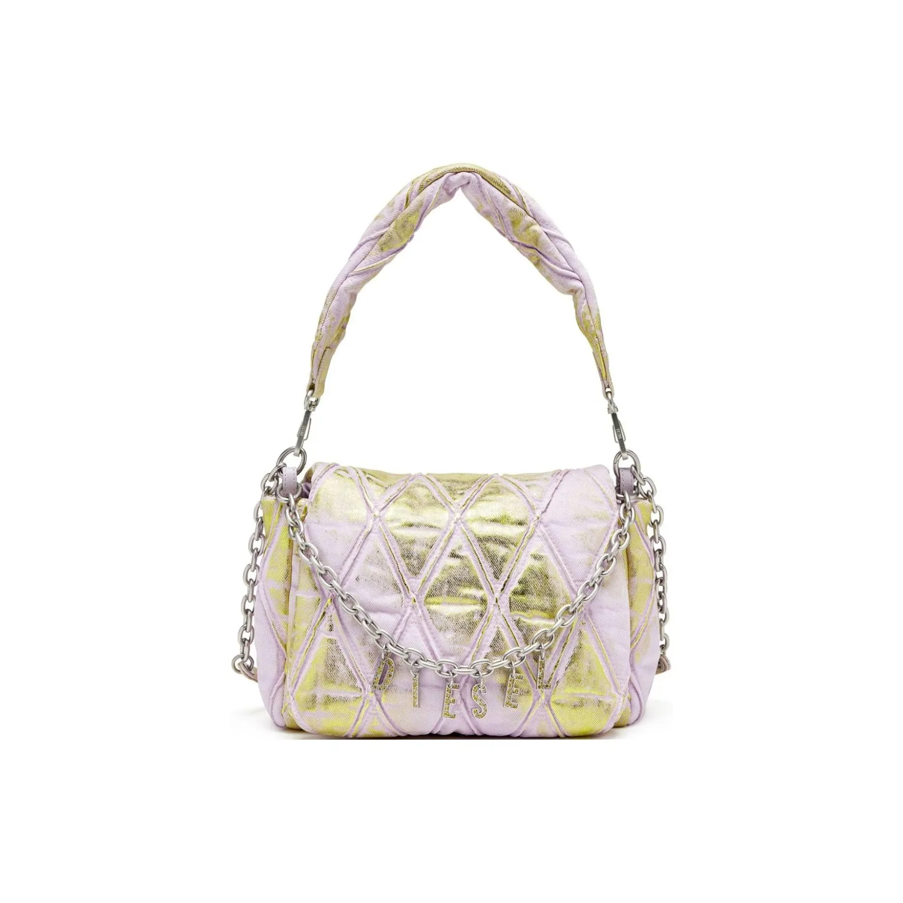 DIESEL Cotton Shoulder Bag Women's Light Pink