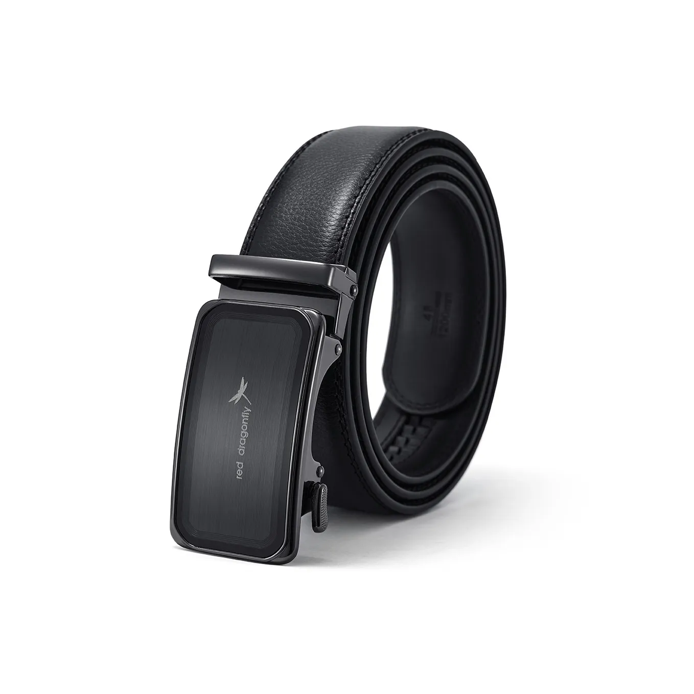 RED DRAGONFLY Церемониальный Автоматический Застежка Бизнес Ремень Коровья Кожа Настоящая Кожа Ремни Мужской 3,4CM