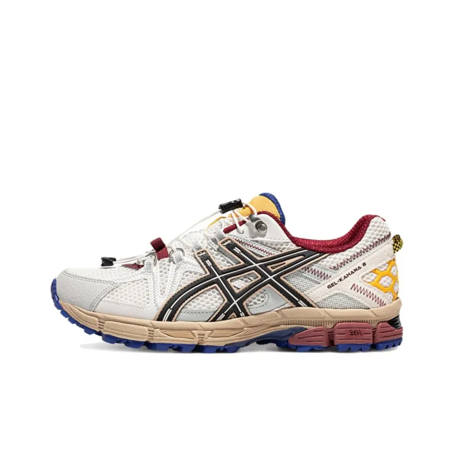 Asics Gel Kahana 8 Low Top Casual City Commute Running Shoes Men
s White Black Red