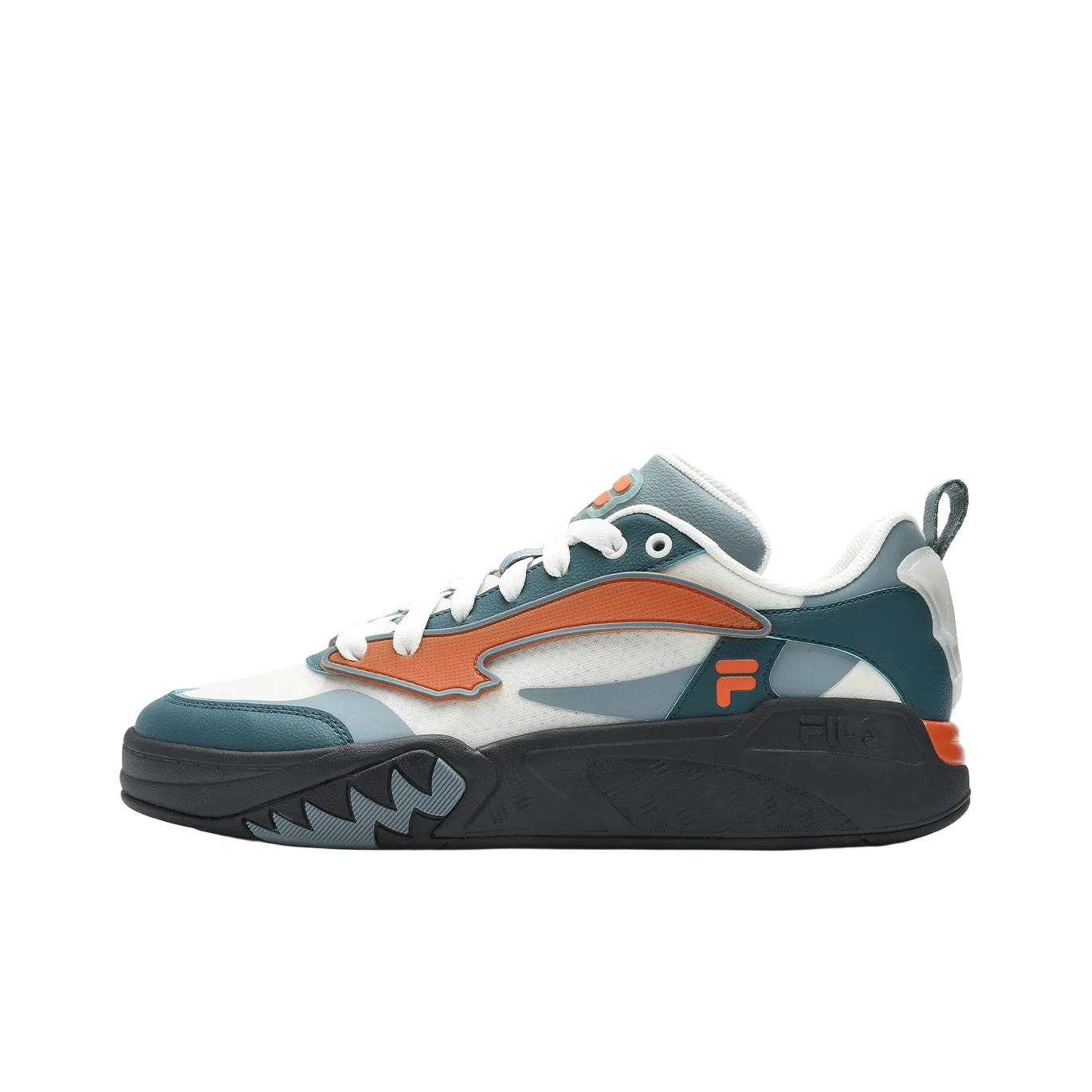 FILA FUSION DESPERADO LOW Top Vintage Basketball Shoes Men's White Green