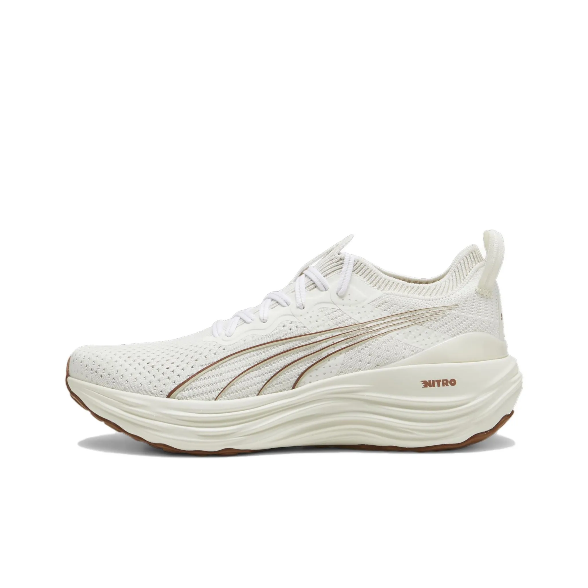 Puma Women's ForeverRun Nitro Knit 'Warm White Teak'