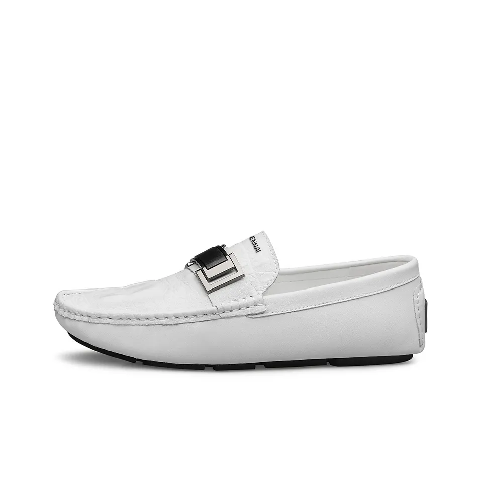 Wen Nai Beanie Shoes Men's White