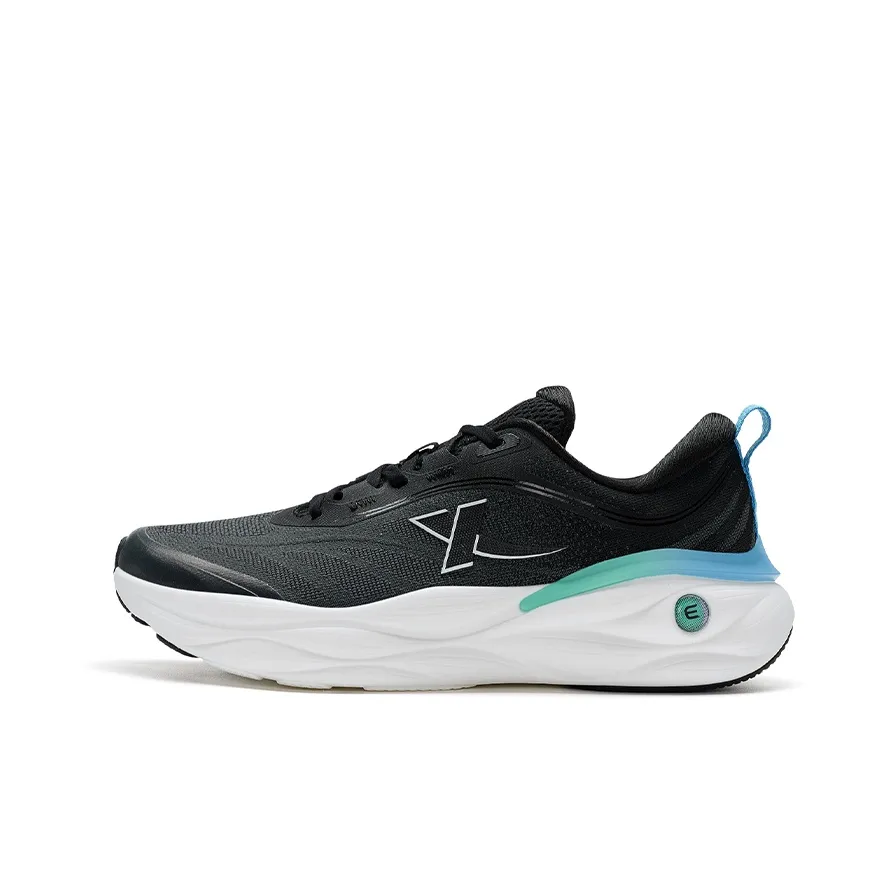 XTEP Cloud Wing 2.0 Running Shoes Men's Low Top Charcoal Gray/Black