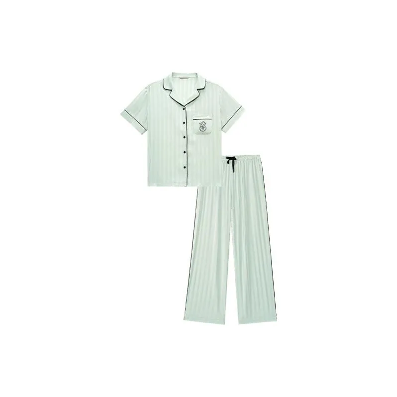 Victoria's Secret Pajama Set Women's Light Jadeite Green