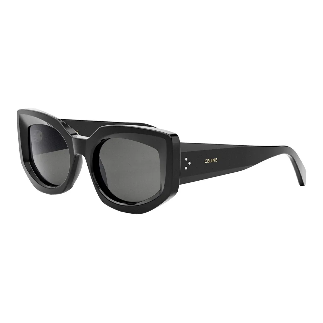 CELINE Ацетат Нерегулярная форма Солнцезащитные очки Унисекс Черный