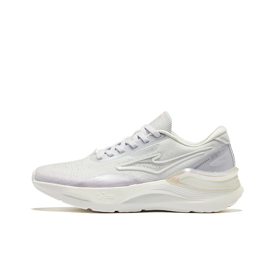Erke Pegasus 2.0 Running Shoes Women's Low Top Erke White Aromatherapy Purple