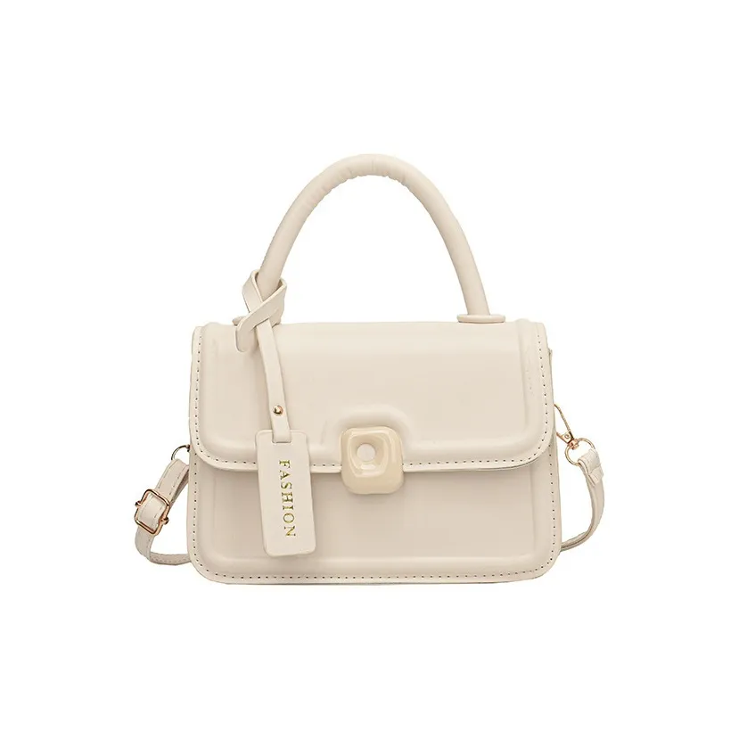 Meow In The Grass PU Small Square Bag Handbag Crossbody Bag Regular Women's Black/White/Pink/Yellow