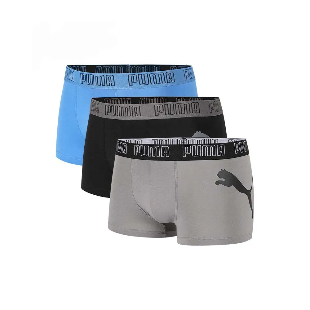 PUMA Underpants Men's 3 Pack Black/Gray/Blue