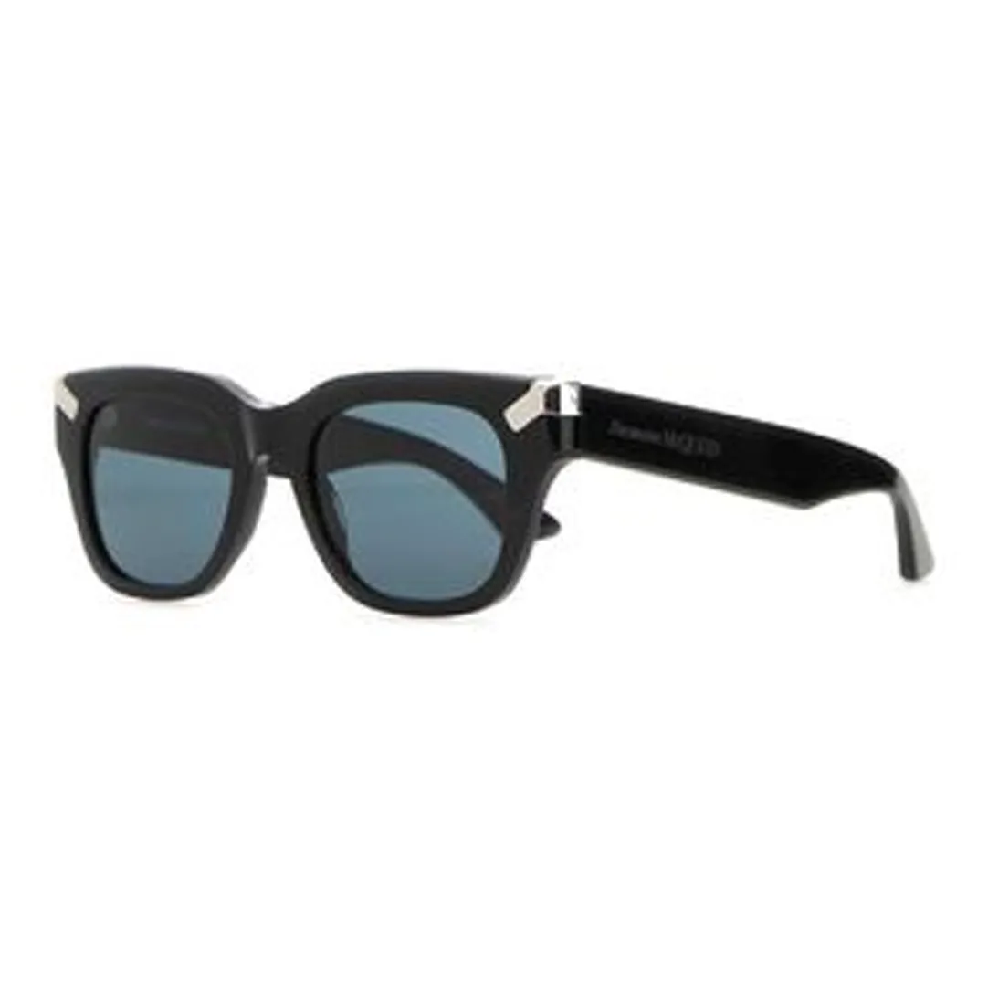 Alexander McQueen Eyewear Punk Rivet Square Frame Tinted Sunglasses