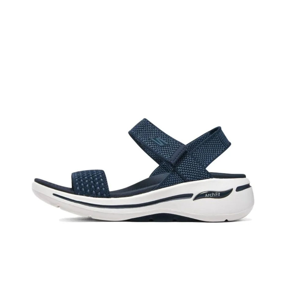 Skechers Go Walk Arch Fit Beach Sandals Women's Marine Blue