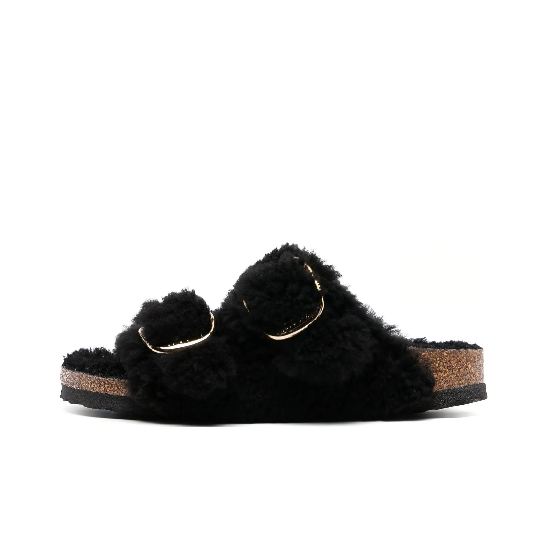 Birkenstock Arizona Big Buckle Shearling Slides Women's