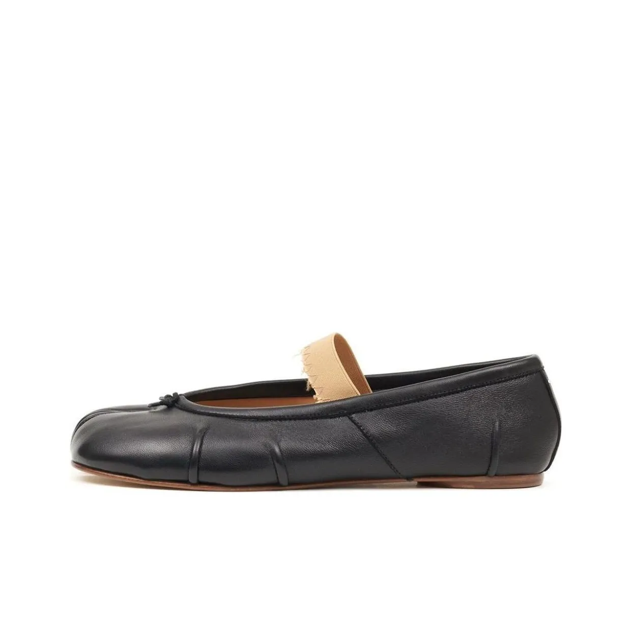 Maison Margiela Tabi Leather Ballerina Shoes Women's