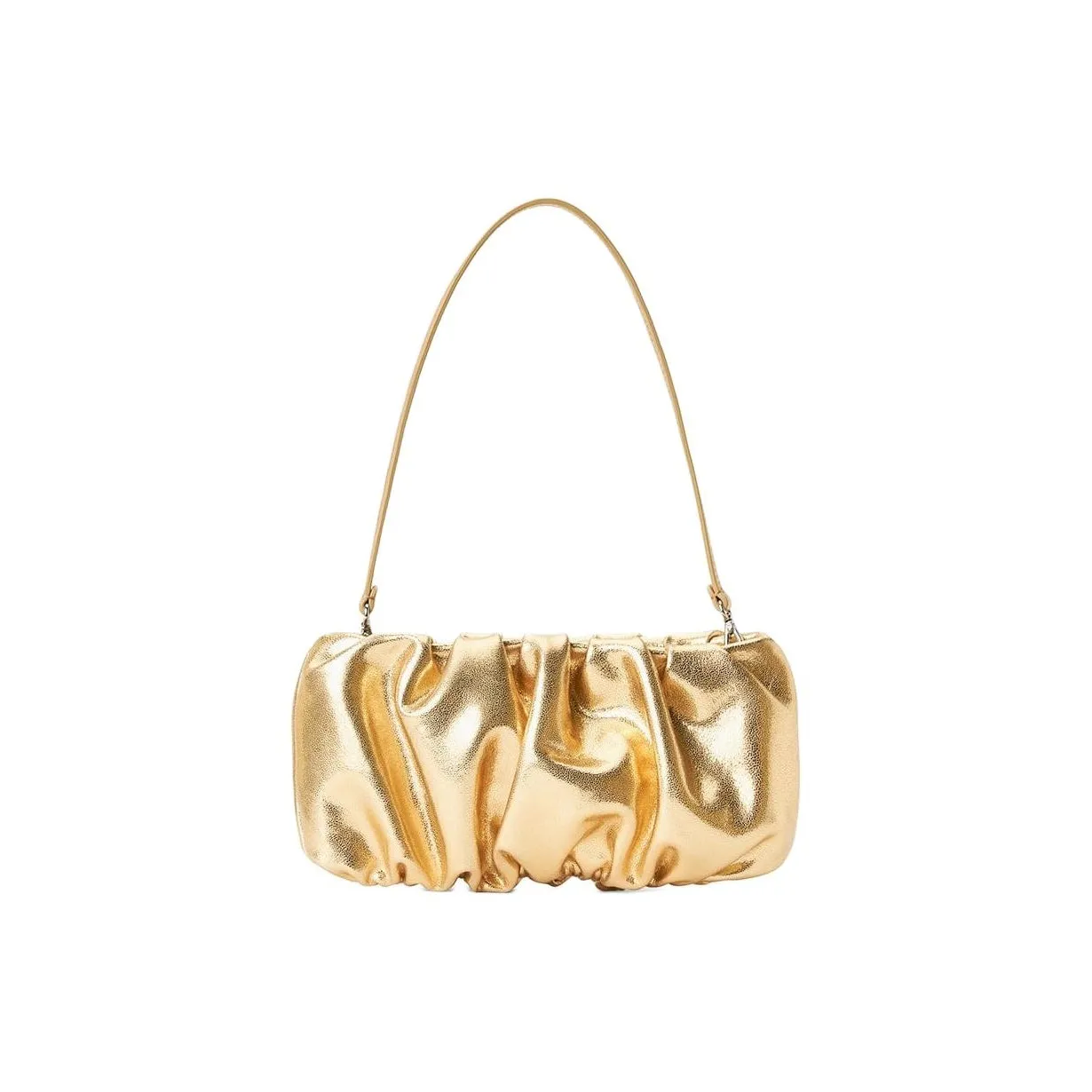 Staud Bean Metallic finish Shoulder Bag