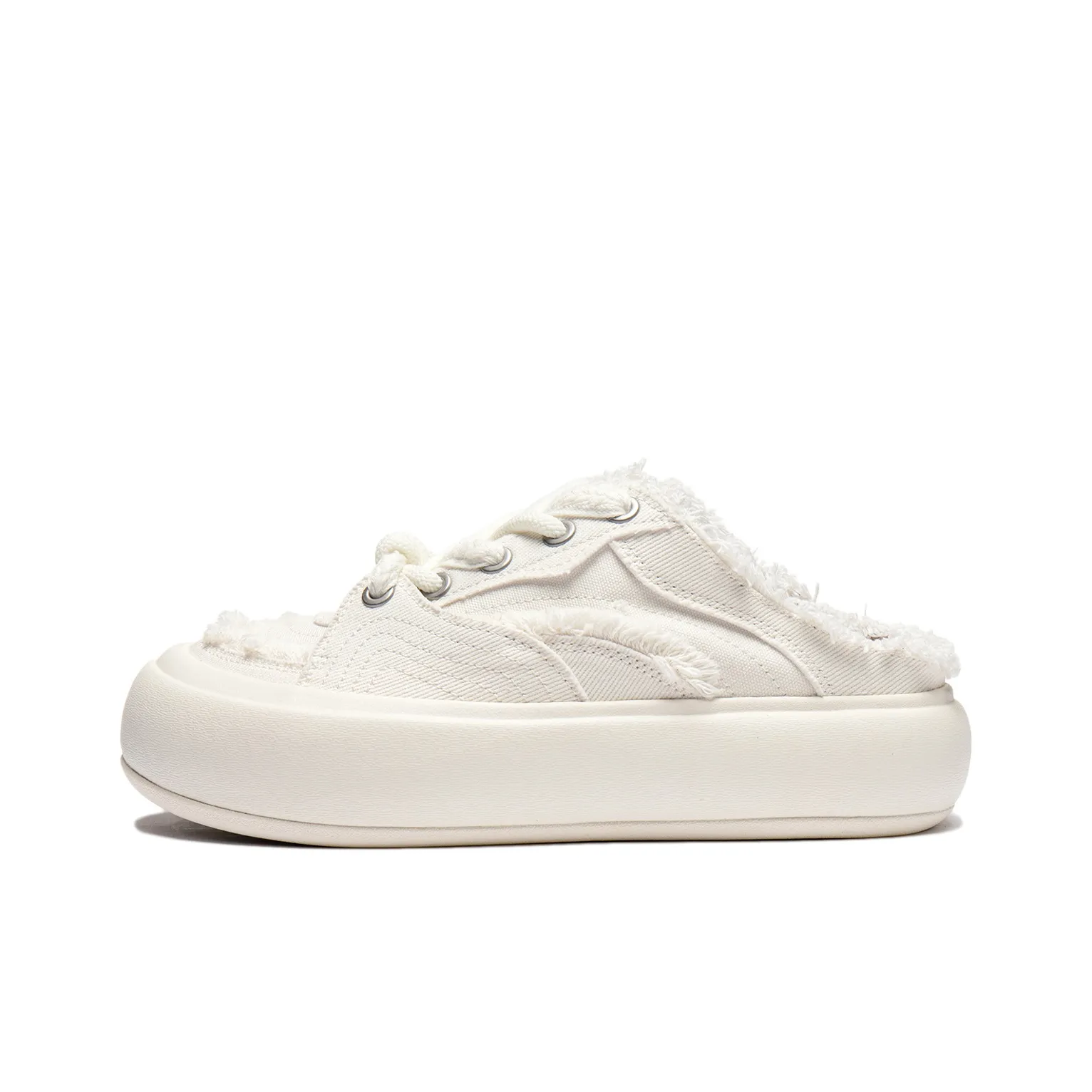 Подкладка Puff Mule амортизация износостойкие низкие топовые кроссовки для скейтбординга женские цвет экрю