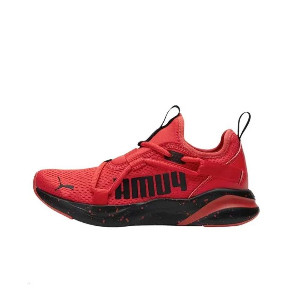 Puma Softride Rift Jr 'High Risk Red Black'