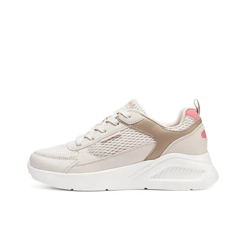 Skechers Bob's Cushioning Wear Resistant Breathable Supportive Lightweight Rebound Low Top Casual Shoes Women's Beige