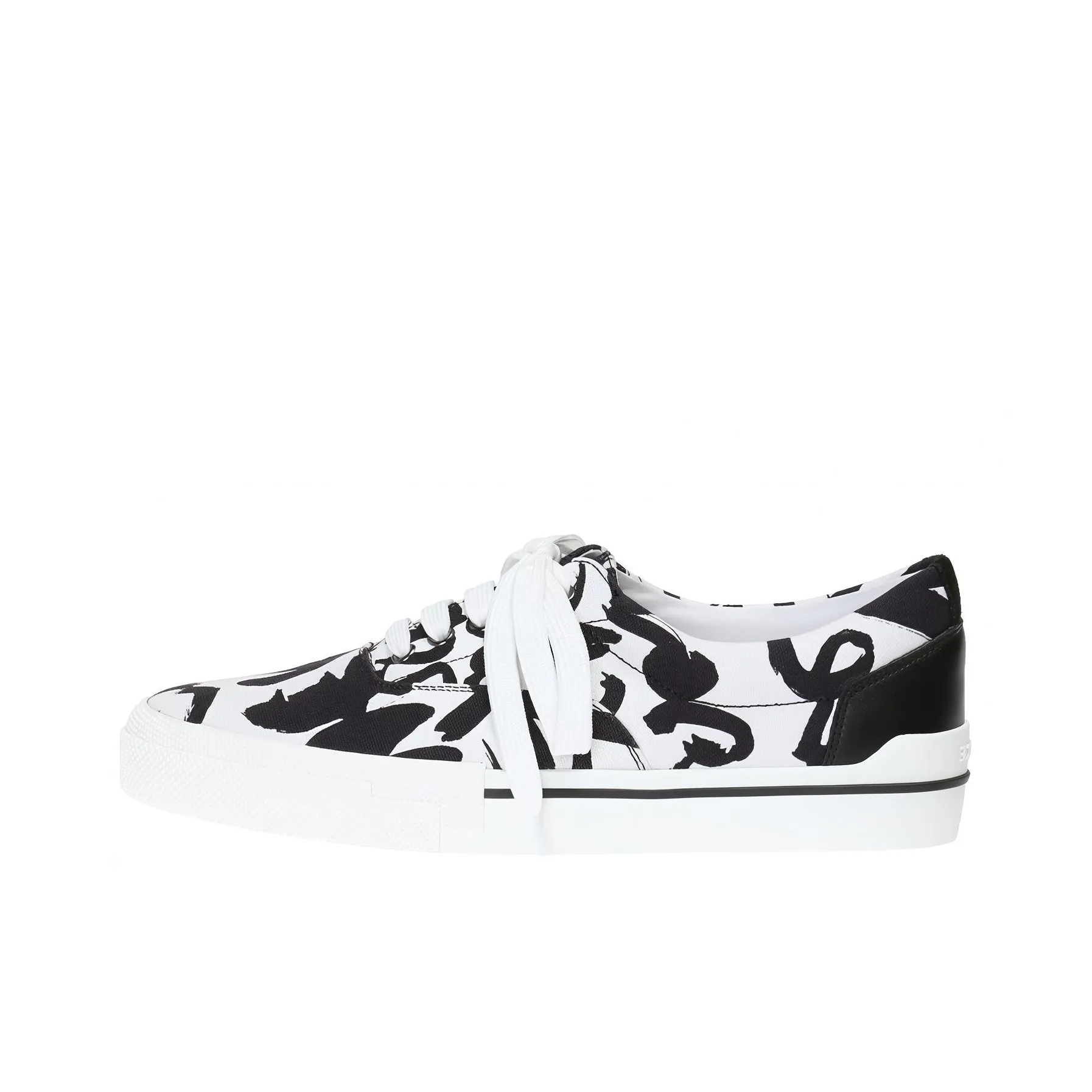 VERSACE Low Top Skateboard Shoes Men's White Black