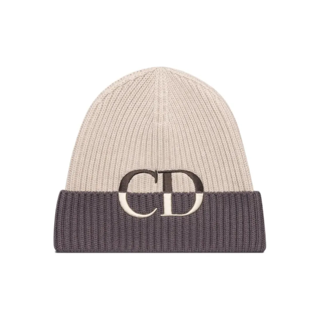 DIOR Virgin Wool Beanies Men's Beige