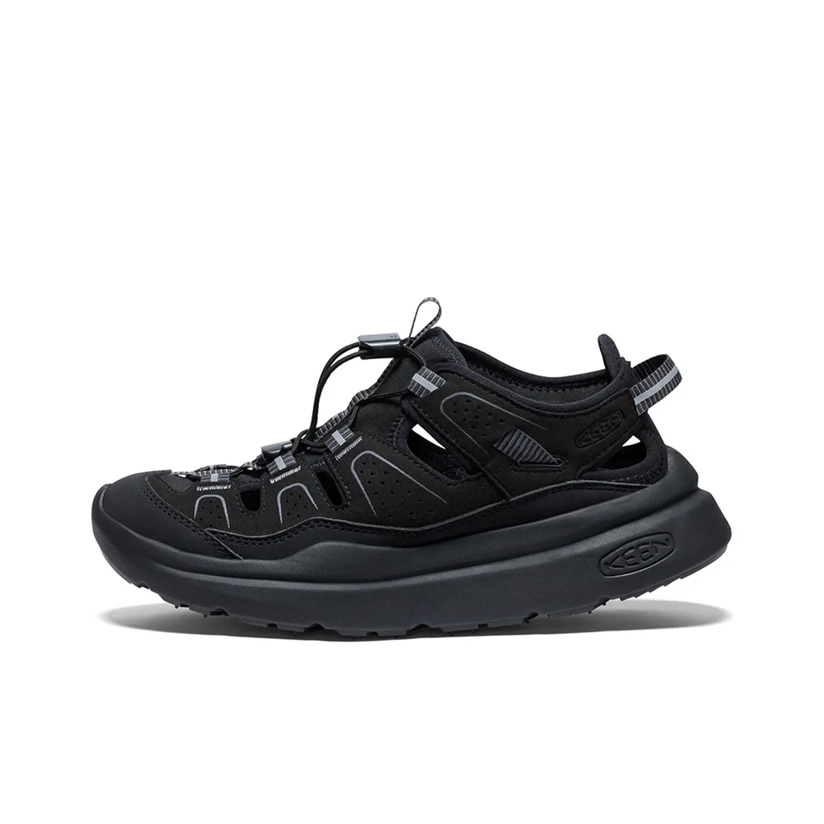 KEEN WK450 SANDAL Anti Slip Wear Resistant Low Top Minimalist Style, River Trekking Shoes Women's Black