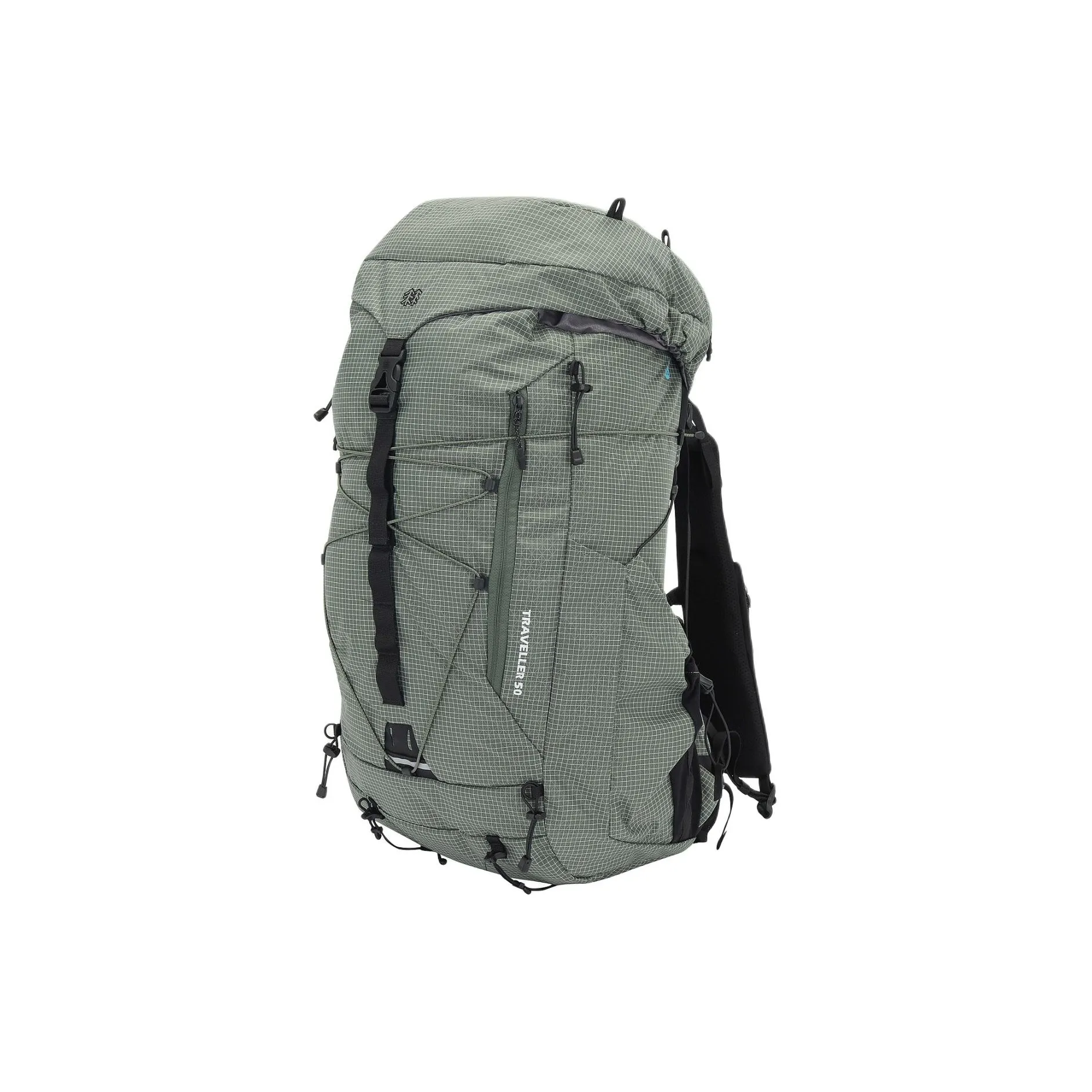 KOLON SPORT Waterproof Coated Fabric Outdoor Mountaineering Bag Backpack Unisex Khaki