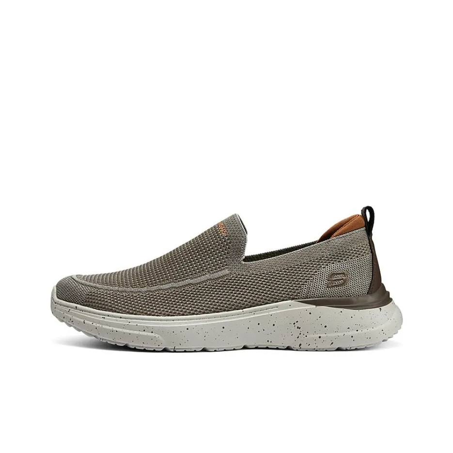 Skechers Breathable Quick Dry Low Top Casual Shoes Men's Taupe