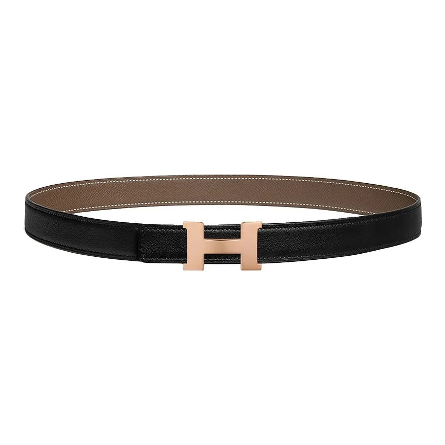 HERMES Mini Constance Leather Belts Women's
