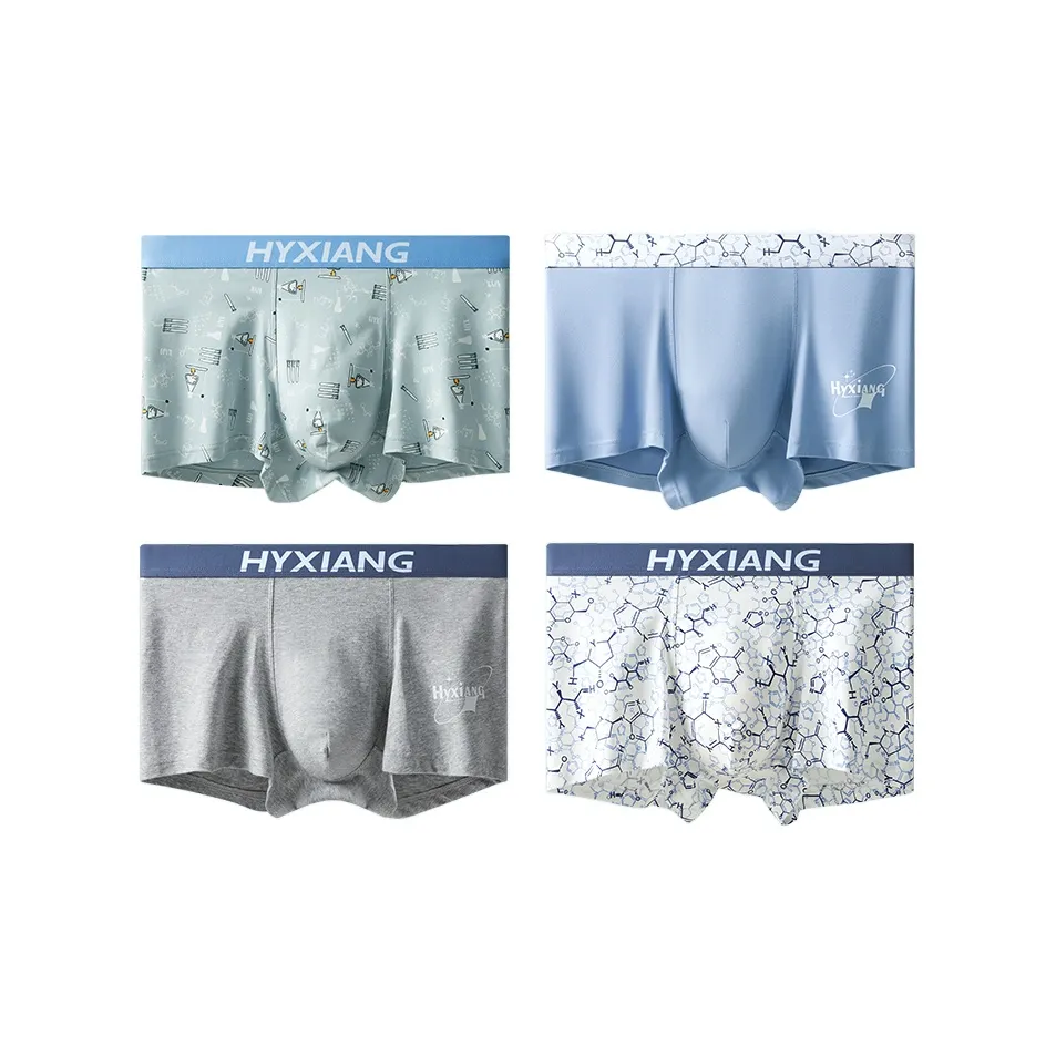 H YXIANG Underpants Men's 4 Pack