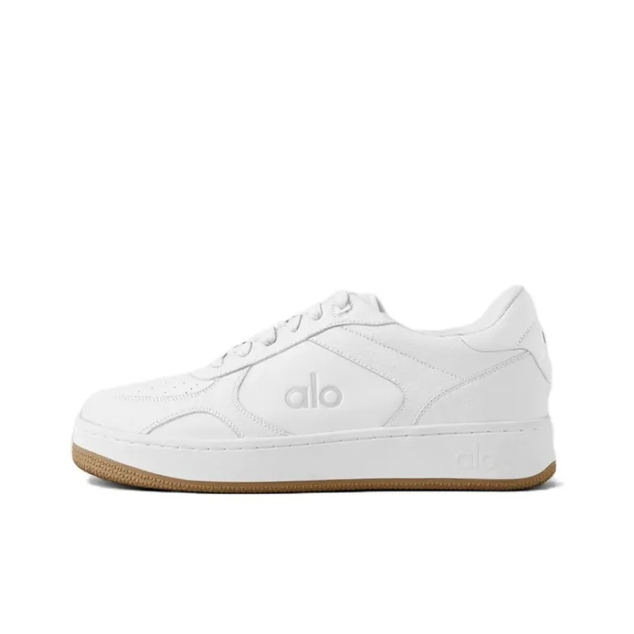 Alo Yoga Recovery Mode Anti Slip Wear Resistant Low Top Skateboard Shoes Unisex White