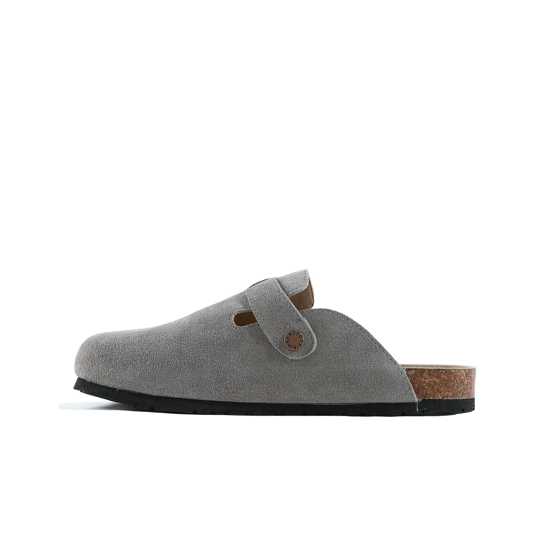 RO Closed Toe Slippers Unisex Khaki Gray