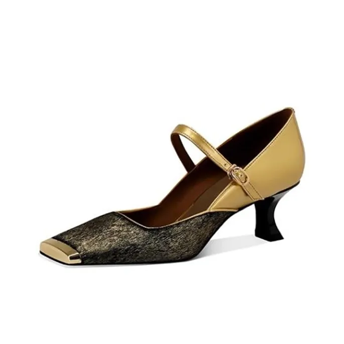 JESSICA SOPHIA Туфли Мэри Джейн с узким каблуком Женские