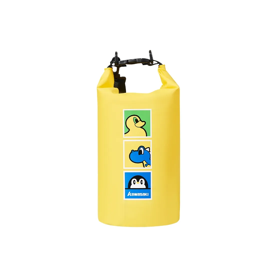 Kawasaki PVC Gym Bag Swim Bag Medium Size Unisex Yellow