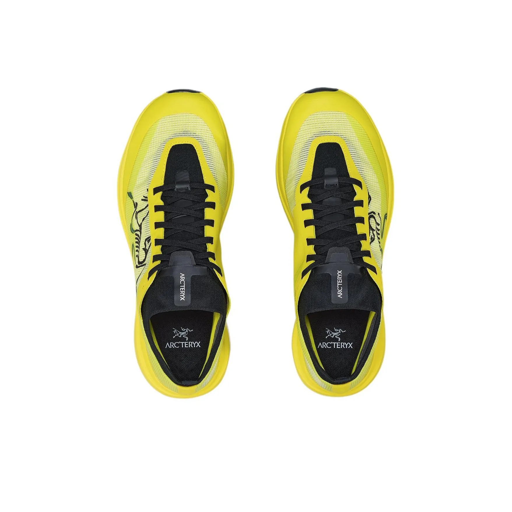 Arcteryx SYLAN Abrasion Resistant Low Top Trail Running Marathon Training Long Distance Running Shoes Men's Yellow