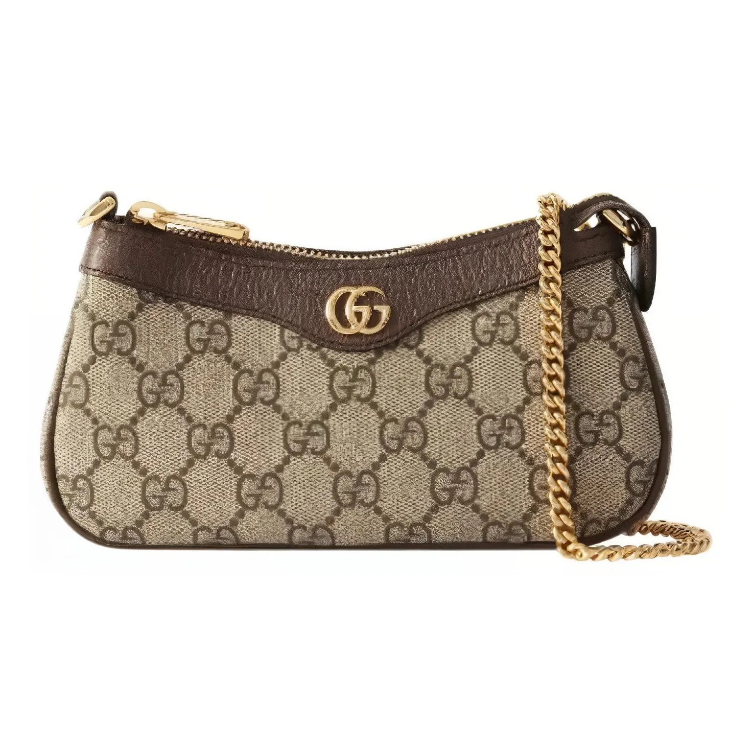 GUCCI Ophidia Canvas With Leather Pochette, Shoulder Bag Shoulder Bag, Handbag Women's