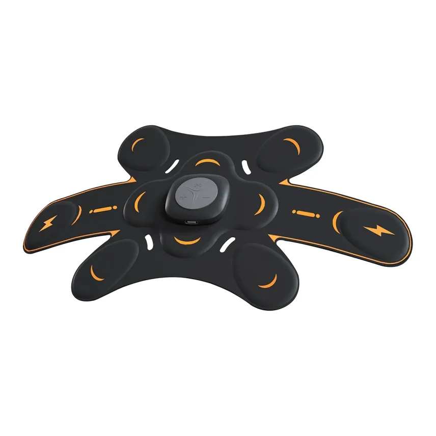 SmartVK Abs Stimulator Patches Black Unisex Abdominal Muscle Training