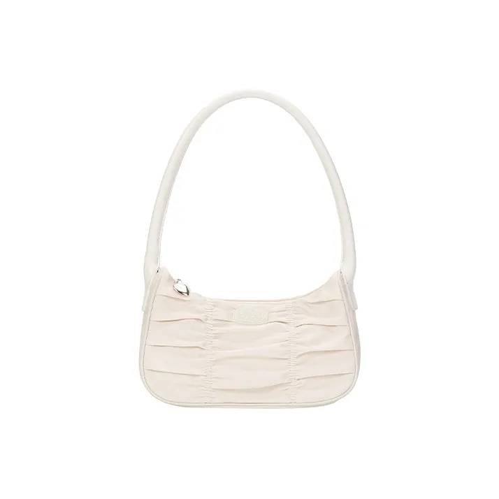 VANWALK Seaside Diary Series Polyester Baguette Bag Shoulder Bag, Hobo Bag, Handbag Regular Women's Beige