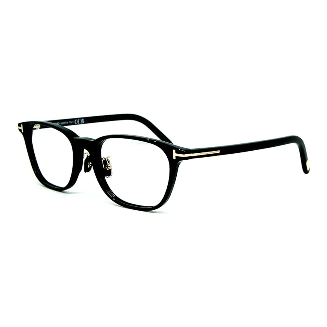 TOM FORD Plastic Rectangular Eyeglass Frames Unisex Black