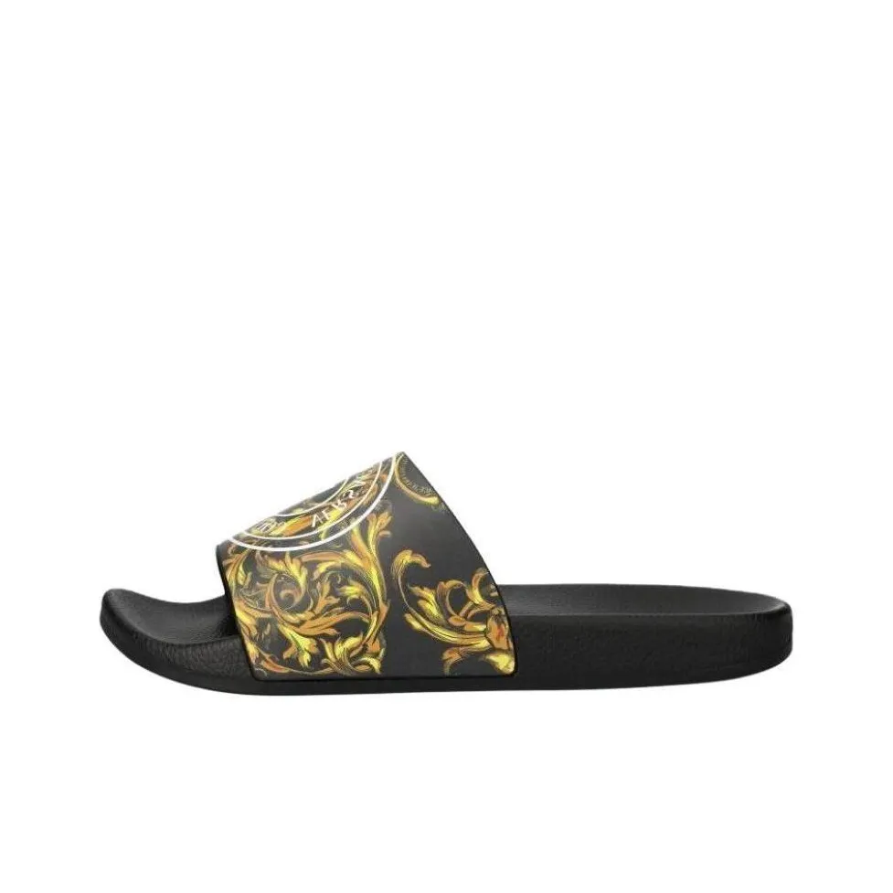 RBRSL RUBBER SOUL panelled low-top sneakers Slide Slippers Men's Black