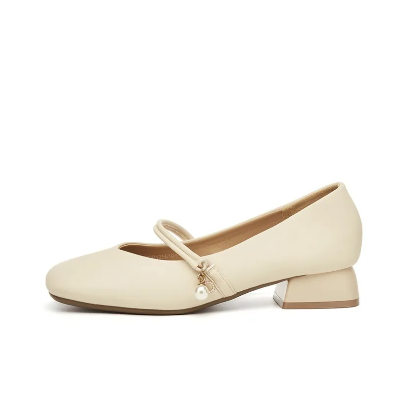 KEKAFU Квадратный каблук Туфли Мэри Джейн 4CM Женские