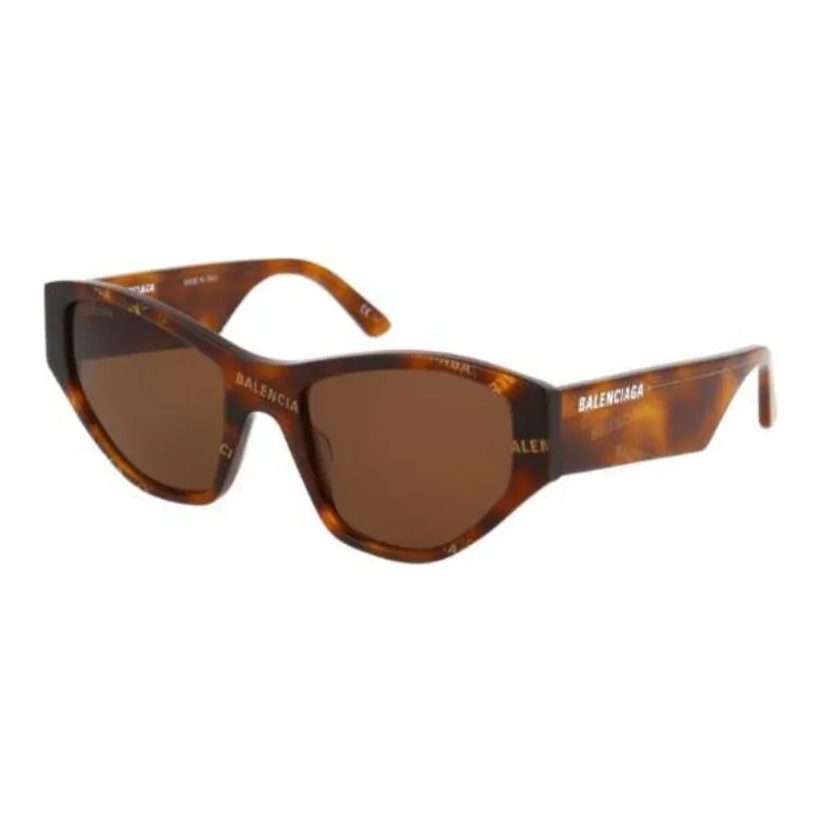 Balenciaga Кошачий глаз Солнцезащитные очки Женские Черепаховый
