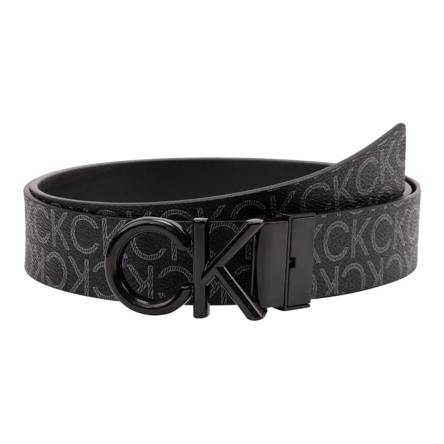 calvin Pouch KLEIN Cow Leather Belts Men's Width 3.5cm
