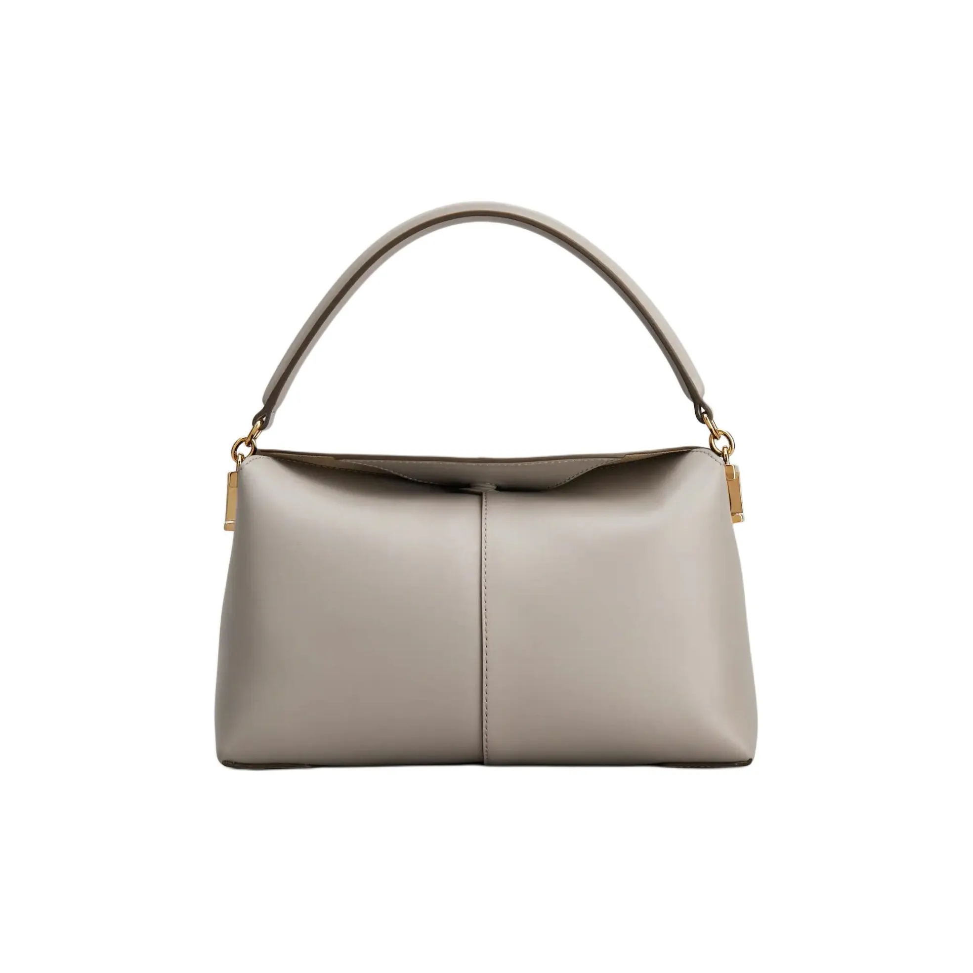 TOD'S Leather Shoulder Bag, Crossbody Bag, Handbag Mini Women's Gray