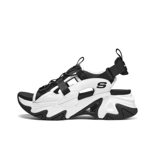 Skechers Stamina V3 Пляжные сандалии Черно-белая панда Женские