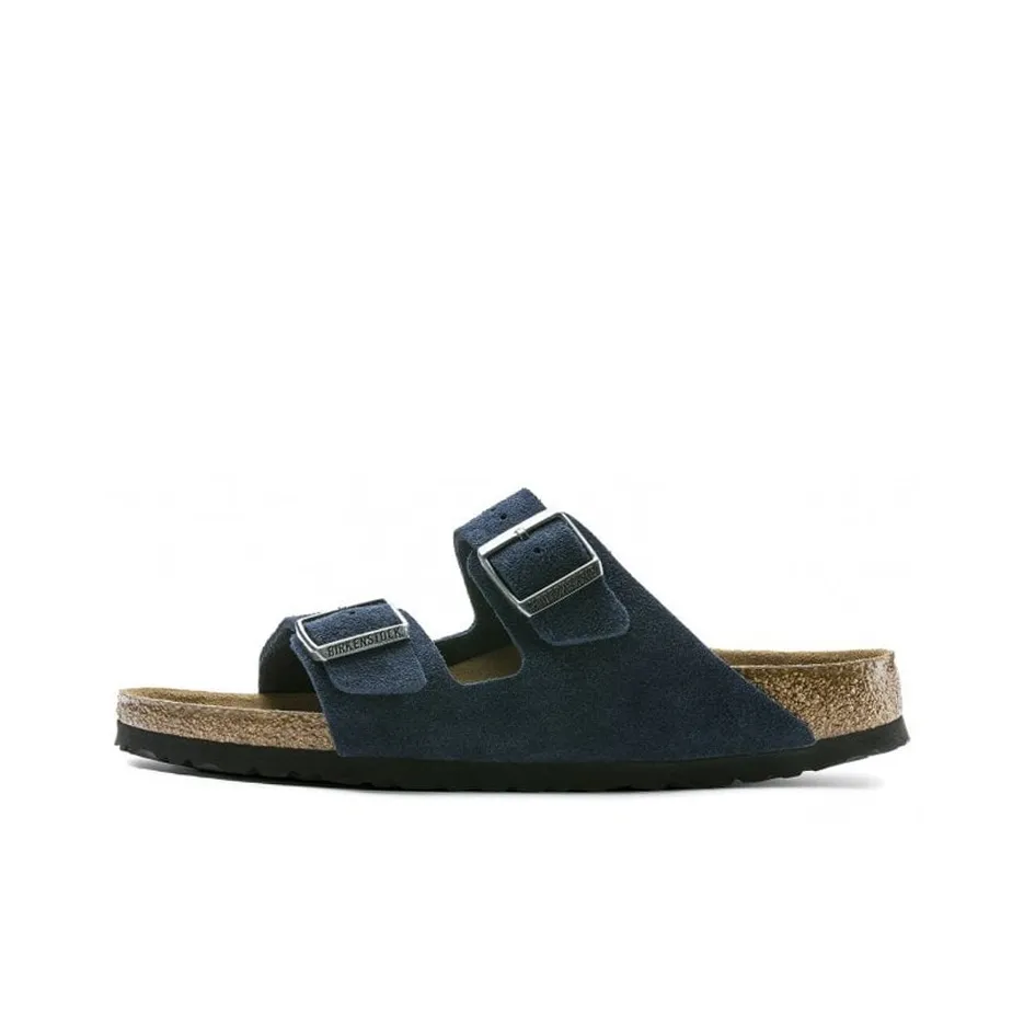 Birkenstock Arizona Slide Slippers Women's Marine Blue