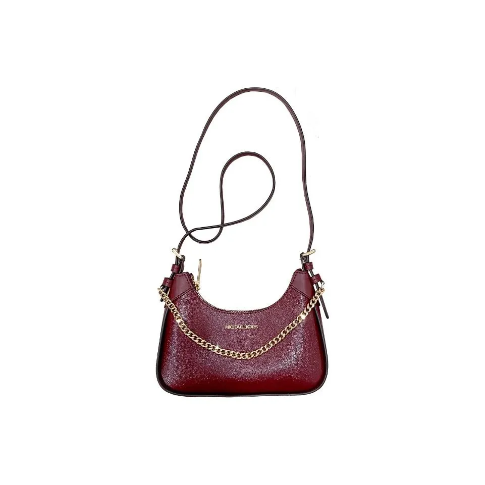 MICHAEL KORS Wilma Leather Crossbody Bags Shoulder Bags Women's Deep Cherry